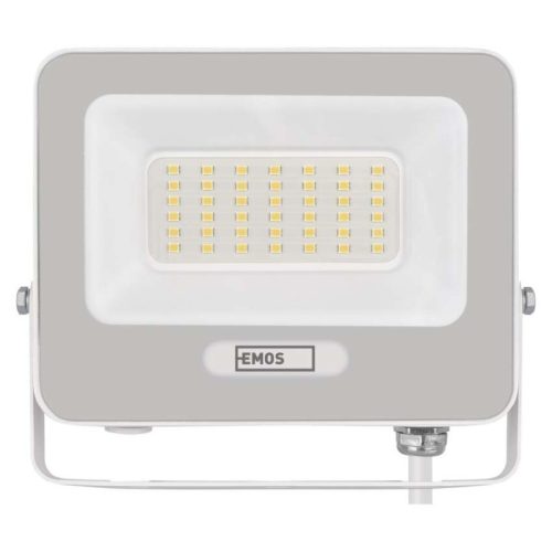 LED reflektor GLARO 30W, fehér, IP65, 3000 lm, természetes fehér