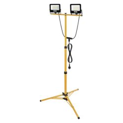 EMOS GLARO LED reflektor 2×30W + háromlábú állvány