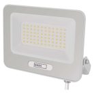 LED reflektor GLARO 50W, fehér, IP65, 5000 lm, természetes fehér
