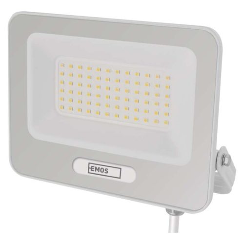 LED reflektor GLARO 50W, fehér, IP65, 5000 lm, természetes fehér