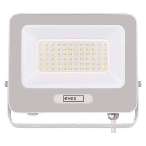 LED reflektor GLARO 50W, fehér, IP65, 5000 lm, természetes fehér