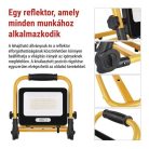 GLARO 50 W-os LED-reflektor, sárga-fekete, IP65, 5000 lm, semleges fehér