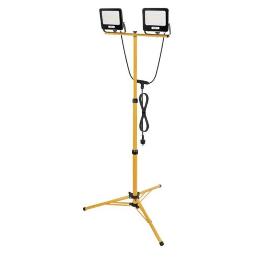 EMOS GLARO LED reflektor 2×50W + háromlábú állvány
