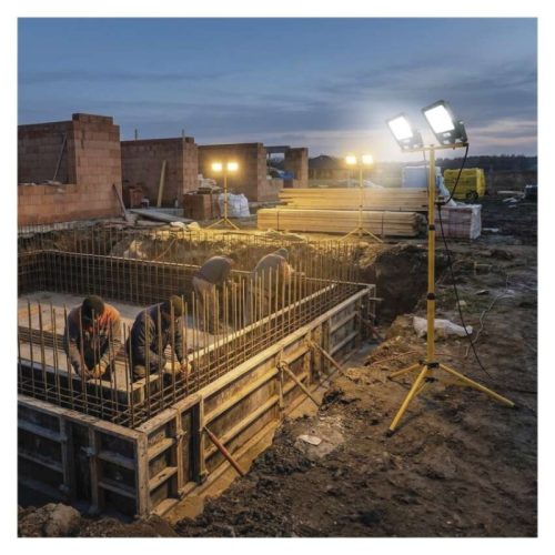 EMOS GLARO LED reflektor 2×100W + háromlábú állvány