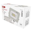 LED reflektor SIMPO 10W 1000LM IP44 PIR semleges fehér