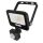 LED reflektor GLARO PIR 10 W, fekete, IP54, 1000 lm, természetes fehér