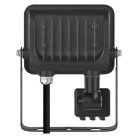 LED reflektor GLARO PIR 20 W, fekete, IP54, 2000 lm, természetes fehér