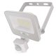 LED reflektor GLARO PIR 20 W, fehér, IP54, 2000 lm, természetes fehér