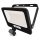 LED reflektor GLARO PIR 50 W, fekete, IP54, 5000 lm, természetes fehér