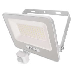   LED reflektor GLARO PIR 50 W, fehér, IP54, 5000 lm, természetes fehér