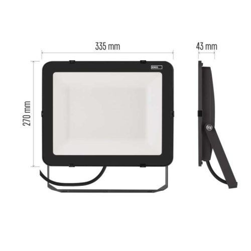 EMOS LED reflektor INOVO 150W 16500lm IP65 természetes fehér