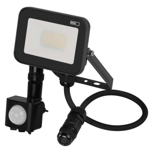EMOS LED reflektor INOVO 10W 1100lm mozgásérzékelőve IP65 term. fehér