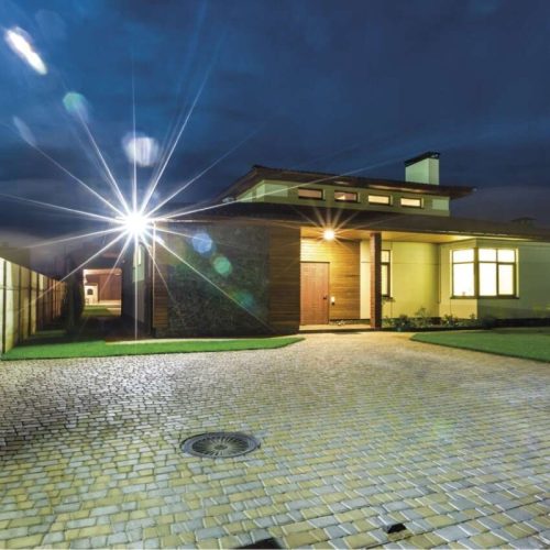 EMOS LED reflektor INOVO 10W 1100lm mozgásérzékelőve IP65 term. fehér