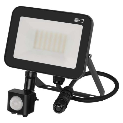 EMOS LED reflektor INOVO 30W 3300lm mozgásérzékelőve IP65 term. fehér