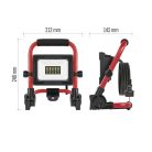 LED reflektor ELION 20W, red-fekete, IP65, 3000 lm, természetes fehér