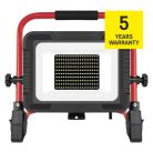 LED reflektor ELION 100W, red-fekete, IP65, 16 000 lm, természetes fehér