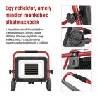LED reflektor ELION 100W, red-fekete, IP65, 16 000 lm, természetes fehér