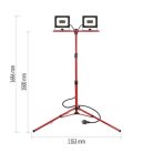 EMOS ELION LED reflektor 2×30W + háromlábú állvány