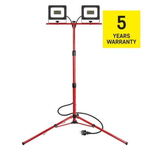 EMOS ELION LED reflektor 2×30W + háromlábú állvány
