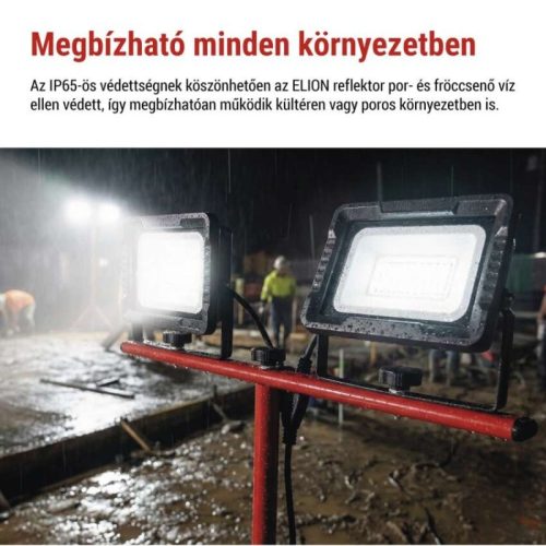 EMOS ELION LED reflektor 2×30W + háromlábú állvány