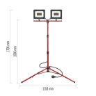 EMOS ELION LED reflektor 2×50W + háromlábú állvány