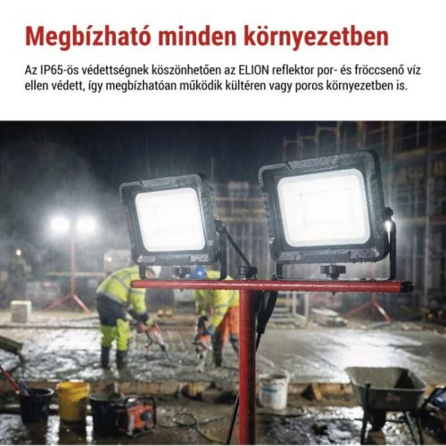 EMOS ELION LED reflektor 2×50W + háromlábú állvány