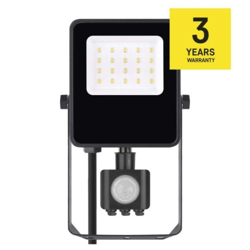 EMOS VISIO LED reflektor 10W mozgásérzékelővel IP54 term. fehér