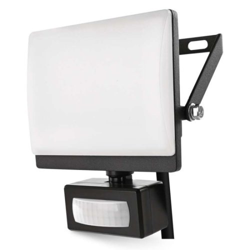 LED-es reflektor TAMBO EVO mozgásérzékelővel, 20 W, 2000 lm, IP44, fekete