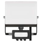 LED-es reflektor TAMBO EVO mozgásérzékelővel, 20 W, 2000 lm, IP44, fekete