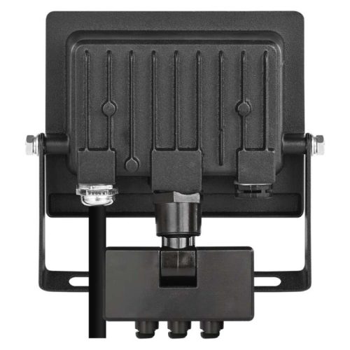 LED-es reflektor TAMBO EVO mozgásérzékelővel, 20 W, 2000 lm, IP44, fekete