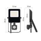 EMOS VISIO LED reflektor 20 W mozgásérzékelővel IP54 term. fehér