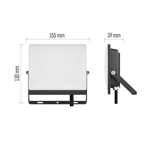 LED-es reflektor TAMBO EVO, 30 W, 3000 lm, IP65, fekete