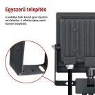 LED-es reflektor TAMBO EVO mozgásérzékelővel, 30 W, 3000 lm, IP44, fekete