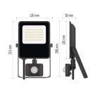 EMOS VISIO LED reflektor 30 W mozgásérzékelővel IP54 term. fehér