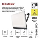 LED-es reflektor TAMBO EVO, 100 W, 10 000 lm, IP65, fekete