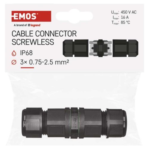 EMOS Kábelcsatlakozó IP68