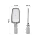 LED-es közvilágítási lámpatest SOLIS 30W, 3600 lm, meleg fehér