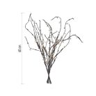 LED barka gyöngyökkel, 60 cm, 3x AA, beltéri, meleg fehér, időzítő