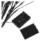 LED barka gyöngyökkel, 60 cm, 3x AA, beltéri, meleg fehér, időzítő