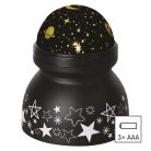 LED dekor projektor – világűr, 3× AAA, beltérre