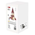 LED karácsonyi világító hóember, 25 cm, 3x AAA, beltéri, meleg fehér, időzítő