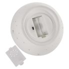 LED kerámia angyal, 29 cm, 2x AA, meleg fehér, időzítő
