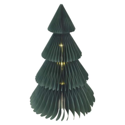 Karácsonyi papírfa állvánnyal, 30 cm, belső