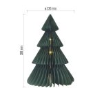 Karácsonyi papírfa állvánnyal, 30 cm, belső