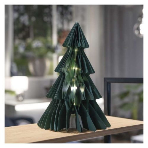 Karácsonyi papírfa állvánnyal, 30 cm, belső