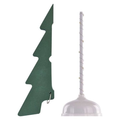 Karácsonyi papírfa állvánnyal, 30 cm, belső