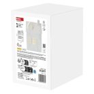 LED kerámia házikó, 18 cm, 1x CR2032, beltéri, meleg fehér, időzítő