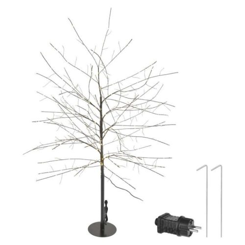 LED karácsonyfa, 120 cm, kültérre és beltérre, meleg fehér