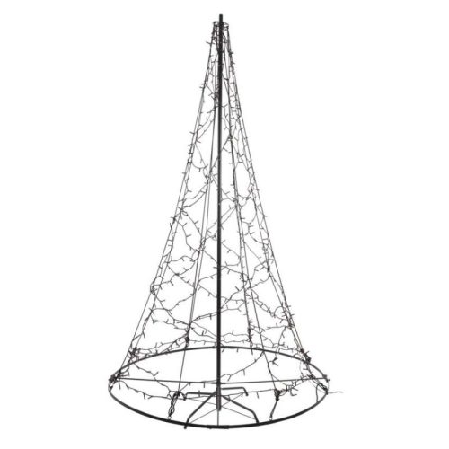LED karácsonyfa, 180 cm, kültérre és beltérre, meleg fehér