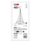 LED karácsonyfa, 180 cm, kültérre és beltérre, meleg fehér